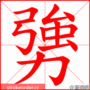 勥 的笔顺动画顺序