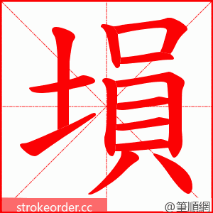 塤 的笔顺动画顺序