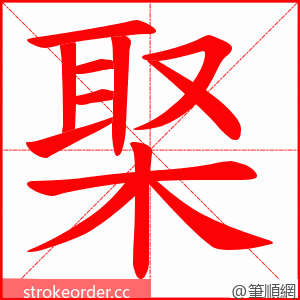 棸 的笔顺动画顺序