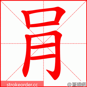 肙 的笔顺动画顺序