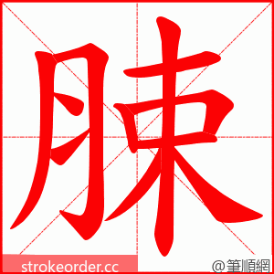 脨 的笔顺动画顺序