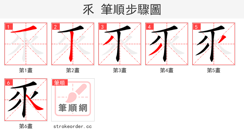 乑 的笔顺分步演示