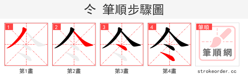 仒 的笔顺分步演示