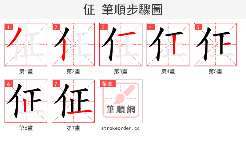 佂 的笔顺分步演示