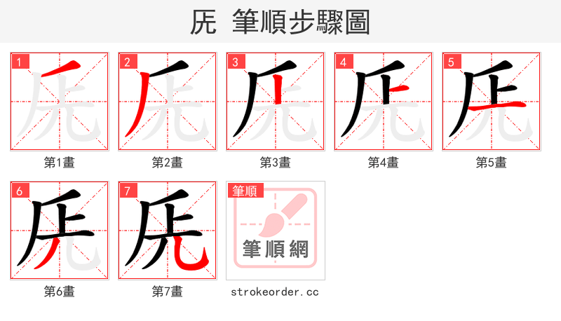 兏 的笔顺分步演示