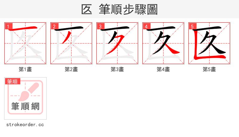 匛 的笔顺分步演示