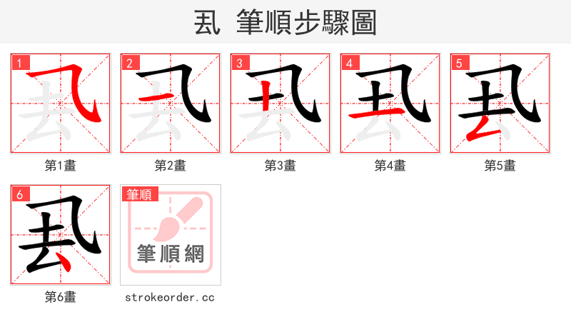 厾 的笔顺分步演示