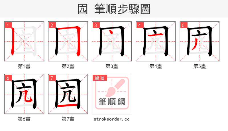 囥 的笔顺分步演示