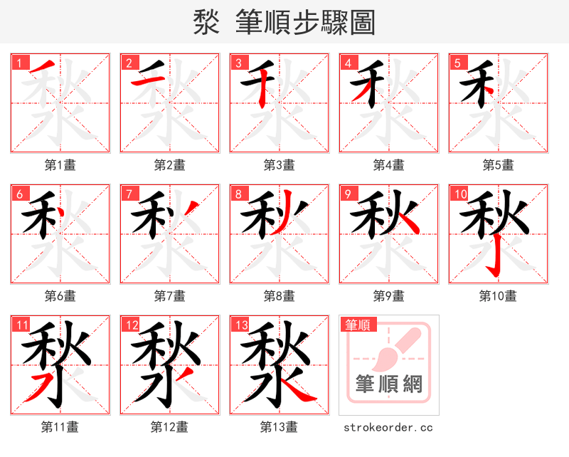 湬 的笔顺分步演示