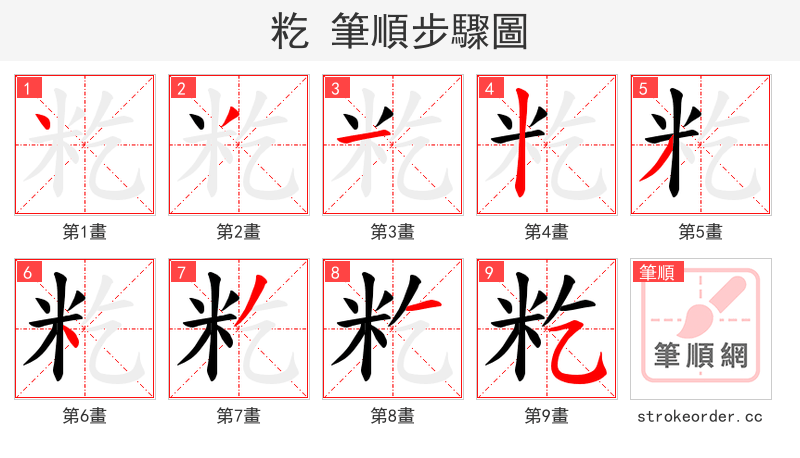 籺 的笔顺分步演示
