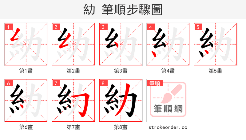 糼 的笔顺分步演示