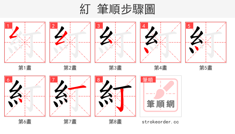 糽 的笔顺分步演示