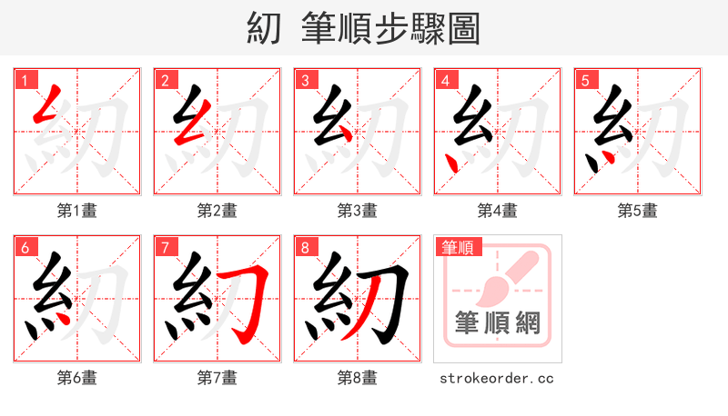 糿 的笔顺分步演示