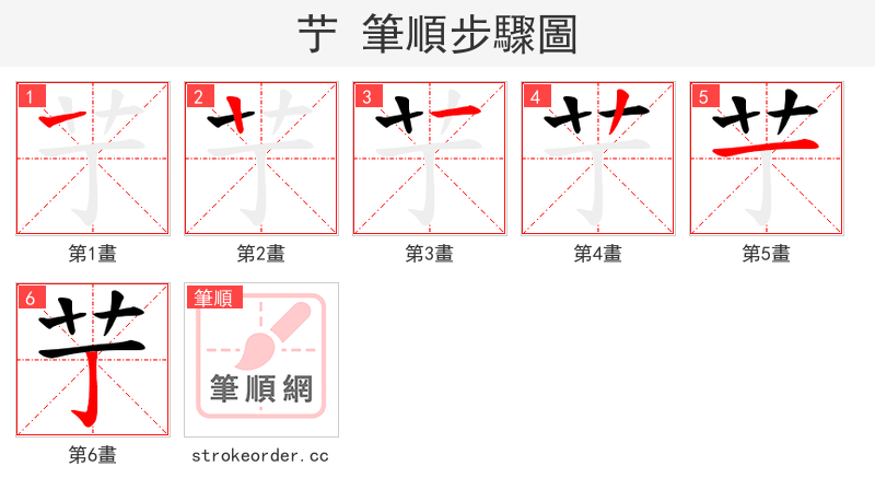 艼 的笔顺分步演示