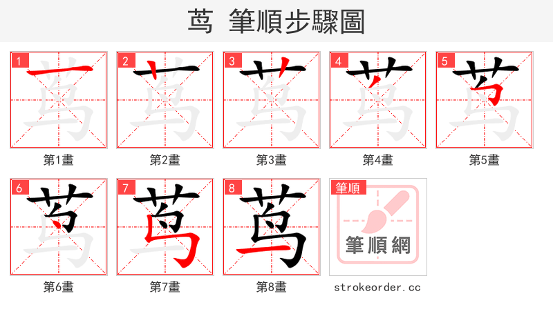 茑 的笔顺分步演示