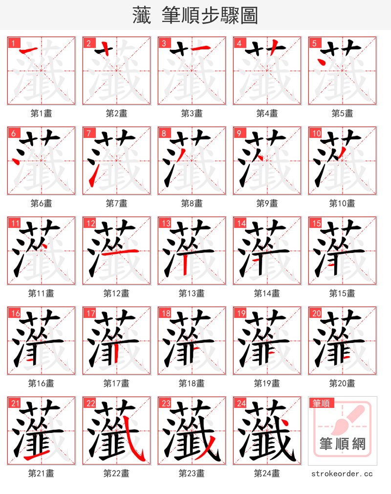 虃 的笔顺分步演示