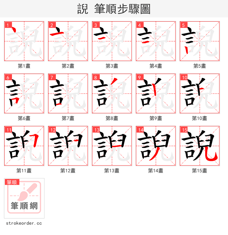 誽 的笔顺分步演示