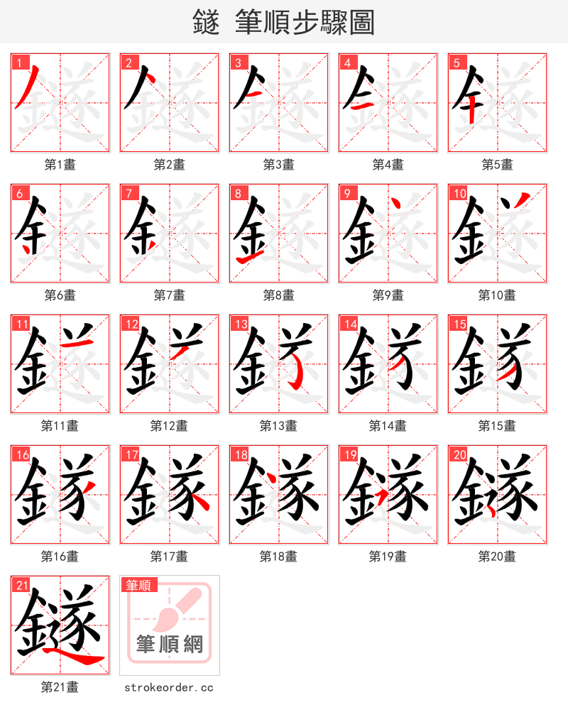 鐩 的笔顺分步演示