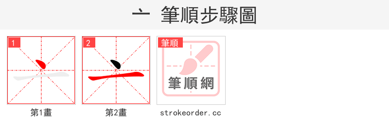 亠 的笔顺分步演示（一笔一画写字）