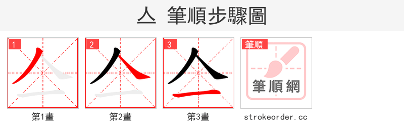亼 的笔顺分步演示（一笔一画写字）