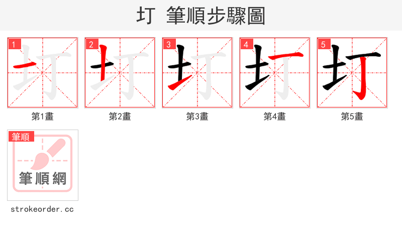 圢 的笔顺分步演示（一笔一画写字）