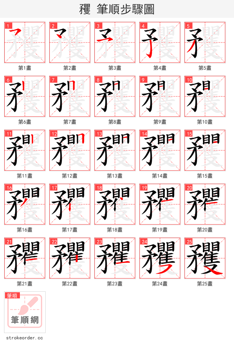 矡 的笔顺分步演示（一笔一画写字）