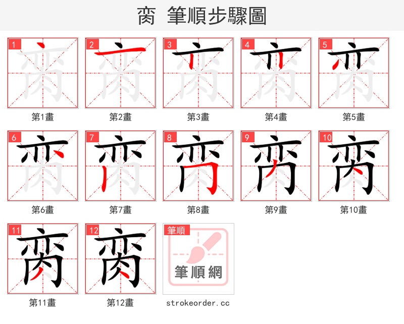 脔 的笔顺分步演示（一笔一画写字）